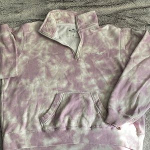 Purple Tie-dye Hollister Pull Over
